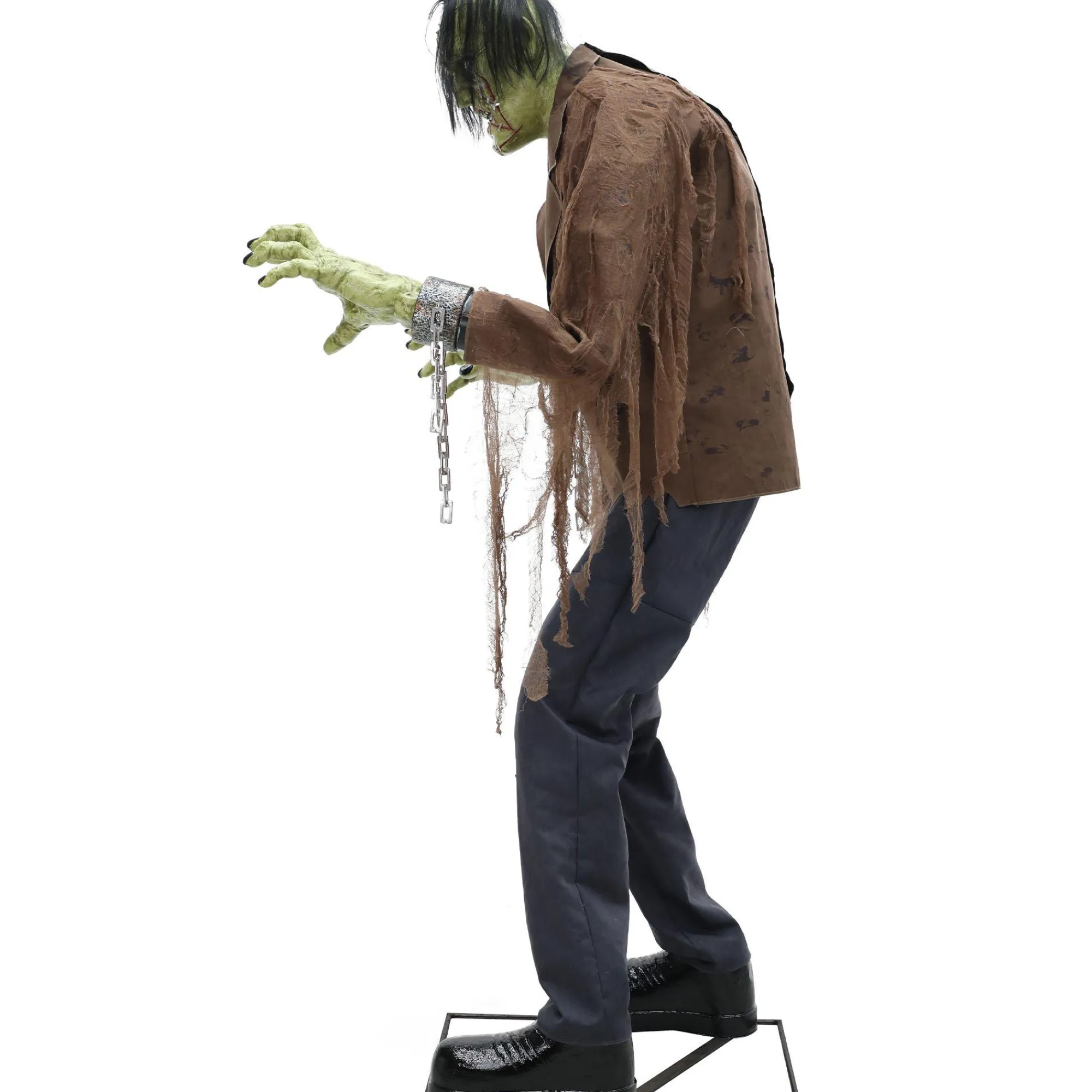 Party City Animatronics|Animatronic Light Up Talking Mad Monster Marlon, 7Ft