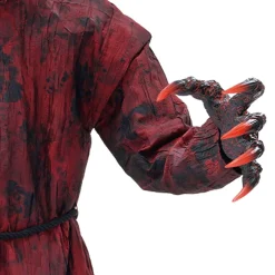 Party City Animatronics|Animatronic Light-Up Talking Lava Demon Decoration With Fog Effect, 7.5Ft