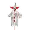 Party City Yard Stakes & Signs|Animatronic Light-Up Talking Ice Scream Clown Yard Stake, 7.5Ft - Halloween Decoration