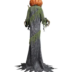 Party City Animatronics|Animatronic Light-Up Towering Pumpkin Creep, 12Ft