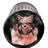 Party City Animatronics|Animatronic Zombie Raccoon Trashcan Pop-Out, 32In X 28In - Halloween Decoration