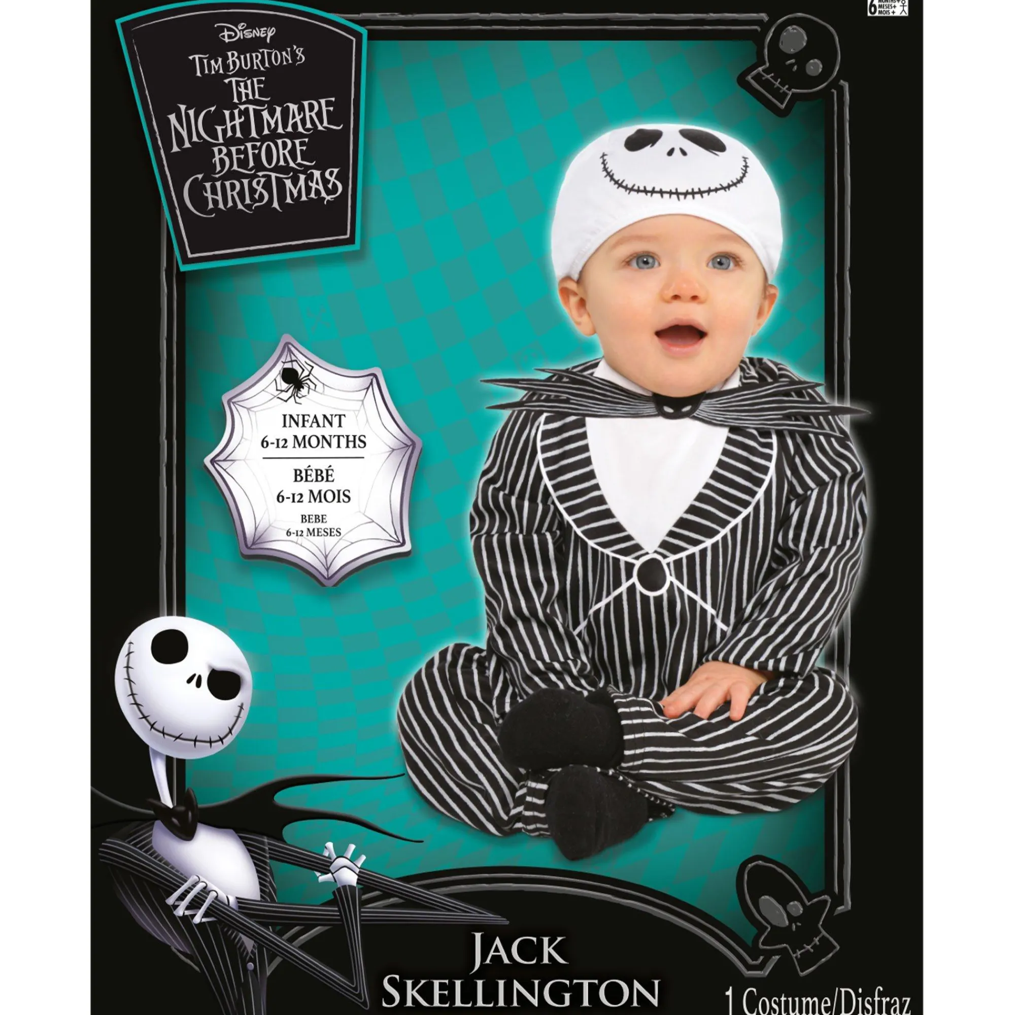 Party City Baby Boy|Baby Jack Skellington Costume - The Nightmare Before Christmas