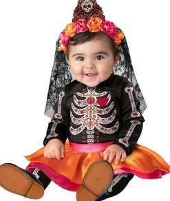 Party City Baby Girl|Baby Sugar Skull Sweetie Costume