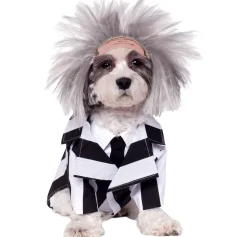 Party City Dog & Pet Costumes-Beetlejuice Dog Costume
