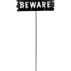 Party City Yard Stakes & Signs|Beware Halloween Yard Stake