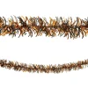 Party City Window & Wall Décor|Black & Orange Tinsel Garland, 9Ft