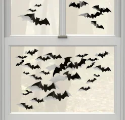 Party City Decorations|Black Bat Paper Cutouts, 50Ct