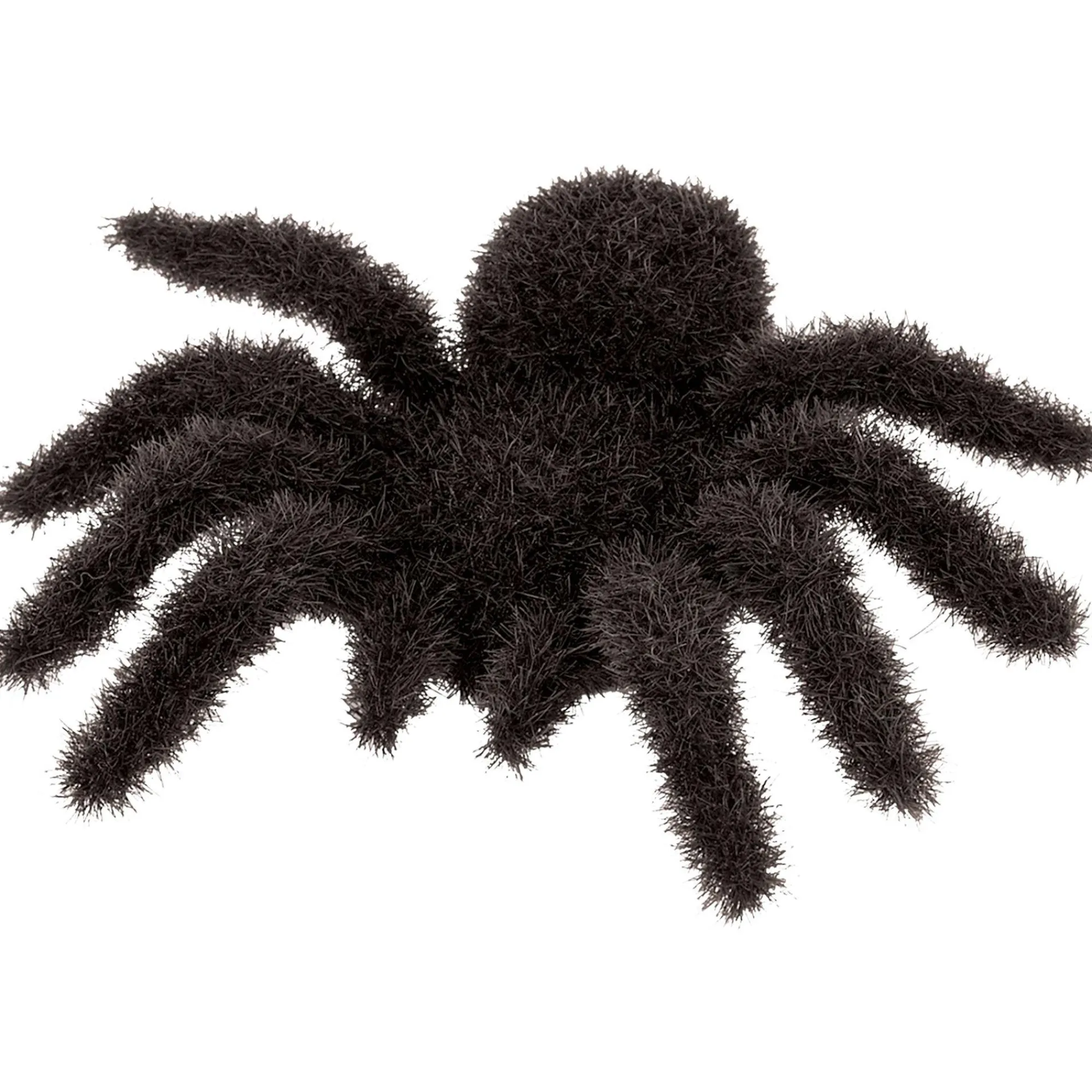 Party City Creatures|Black Fuzzy Spiders 6Ct