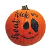 Party City Favors & Favor Bags|Black Glitter Trick-Or-Treat Halloween Pumpkin Sticker, 2Pc