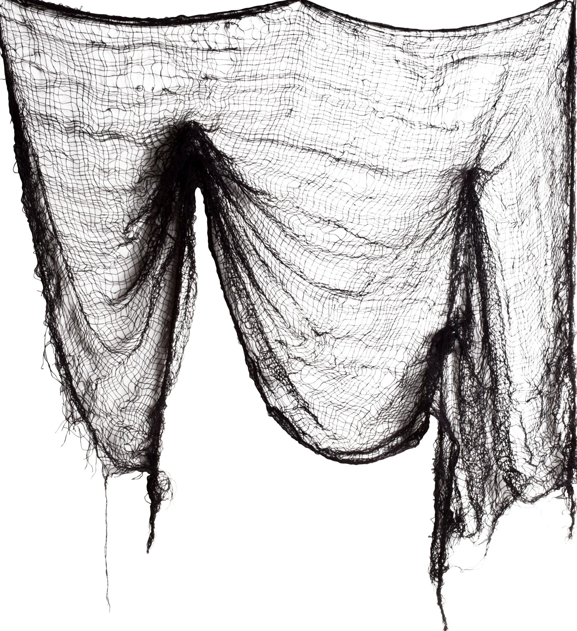 Party City Decorations|Black Halloween Creepy Cloth