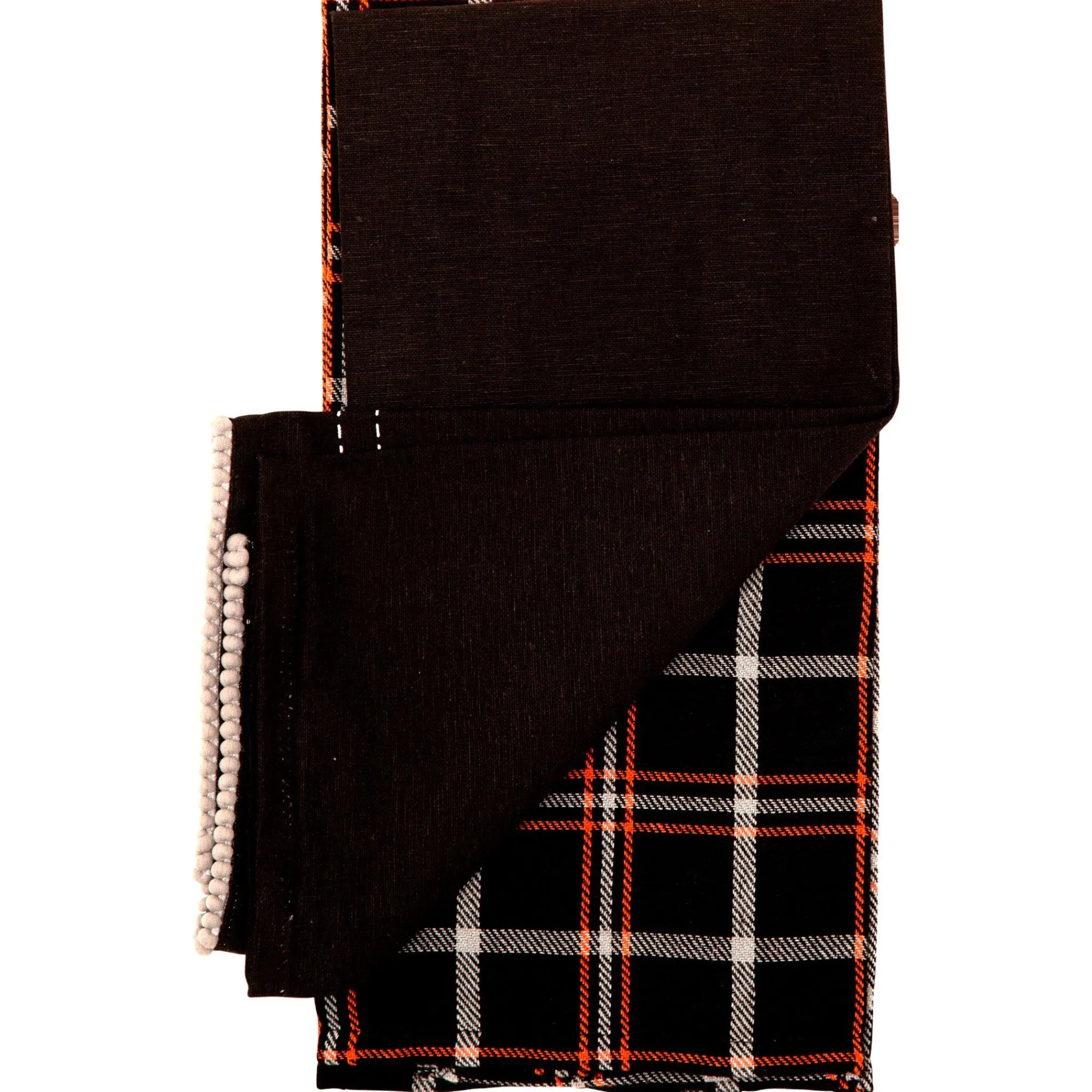 Party City Home Décor|Black Large Skull & Plaid Fabric Kitchen Towels, 18In X 28In, 2Ct