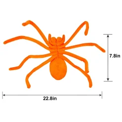 Party City Spiders & Webbing|Black Light Reactive Fabric Spider, 22.8In