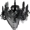 Party City Window & Wall Décor|Black Paper Candelabra - Haunted House