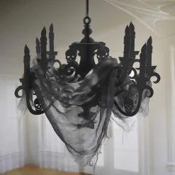 Party City Window & Wall Décor|Black Paper Candelabra - Haunted House