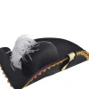 Party City Hats-Black Pirate Captain Hat