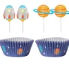 Party City Baking Cups-Blast Off Cupcake Decorating Kit For 24