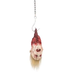 Party City Get Axed|Blonde Severed Head Latex & Vinyl Hanging Decoration, 7.75In X 23.25In