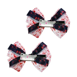 Party City Headbands, Tails-Bloody Cleaver Hair Bows, 2Ct