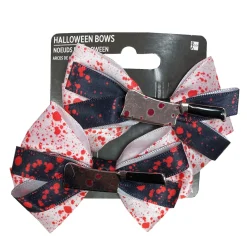 Party City Headbands, Tails-Bloody Cleaver Hair Bows, 2Ct
