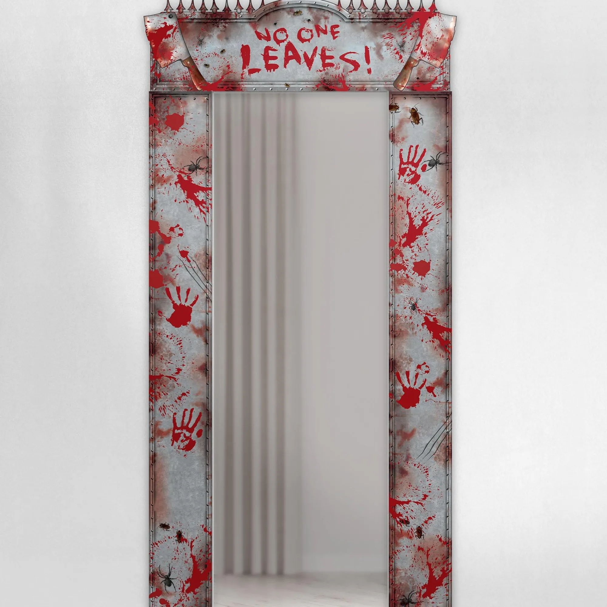 Party City Window & Wall Décor|Bloody Doorway Entry Cardboard Decoration, 42.6In X 84.5In