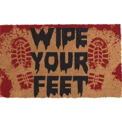 Party City Door Décor & Signs|Bloody Halloween Coir Doormat, 29.5In X 17.75In