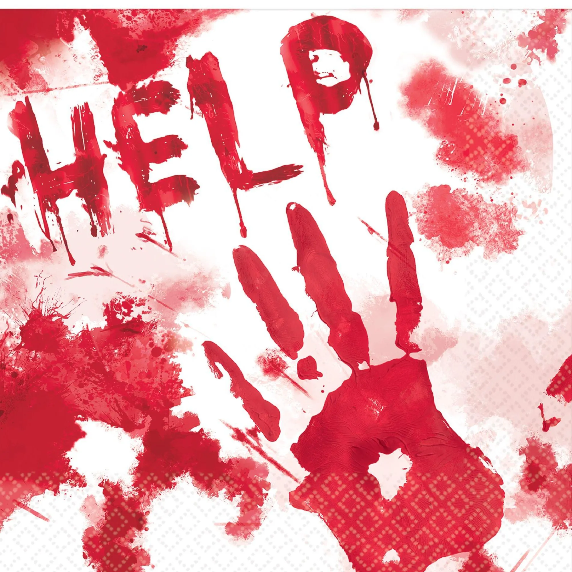 Party City Get Axed|Bloody Hands Lunch Napkins 36Ct