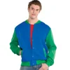 Party City Decades-Blue & Green Varsity Jacket For Adults