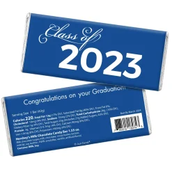 Hershey's Chocolate Candy-Blue Class Of 2023 Milk Chocolate Candy Bar, 1.5Oz Royal Blue
