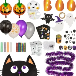 Party City Trunk Or Treat|Boo Halloween Friends Trunk Or Treat Car Decorating Kit, 200Pc
