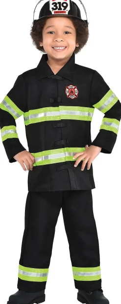Boy Party City Career|Boys Reflective Firefighter Costume