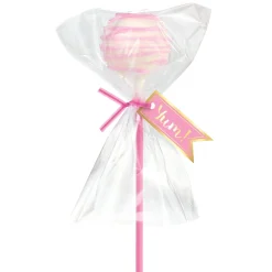 Party City Boxes, Carriers & Treat Bags-Cake Pop Kit For 24 Pink