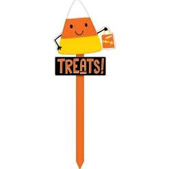 Party City Yard Stakes & Signs|Candy Corn Treats Yard Stake