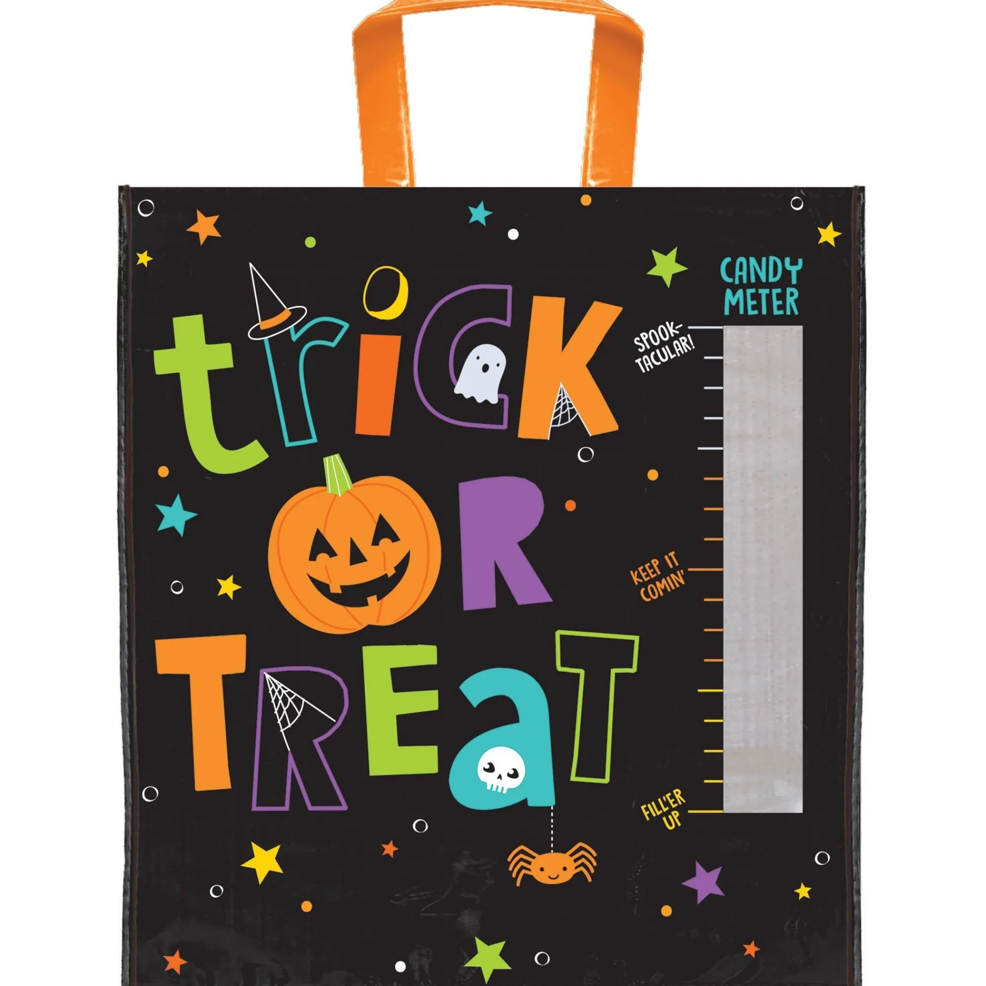 Party City Trick-Or-Treat Bags & Buckets|Candy Meter Plastic Trick-Or-Treat Bag, 14In X 15.5In