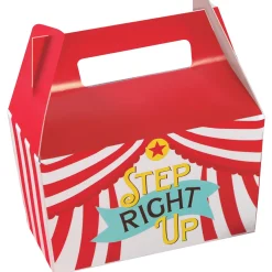 Party City Baking Supplies-Carnival Cardstock Treat Boxes 8Ct