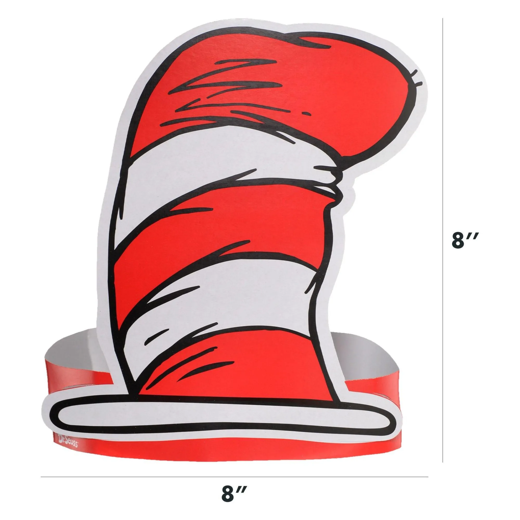 Dr. Seuss Hats-Cat In The Hat Paper Hats 36Ct -