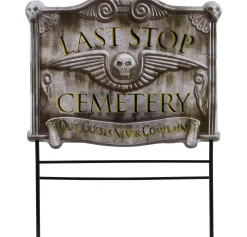 Party City Tombstones & Fencing|Cemetery Yard Sign