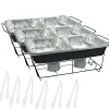Party City Spiderweb Night|Chafing Dish Buffet Set 24Pc