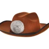 Party City Hats-Child Brown Cowboy Hat
