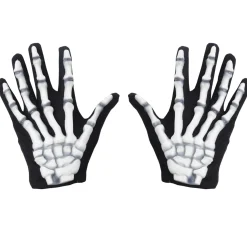Party City Gloves-Child Classic Skeleton Gloves
