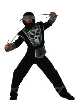Boy Party City Ninja|Child Light-Up Skeleton Ninja Costume