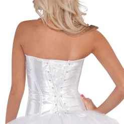 Party City Corsets-Classic White Corset