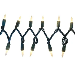 Party City Strobe Lights & Black Lights|Clear Incandescent String Lights, 100 Mini Bulbs, 21Ft