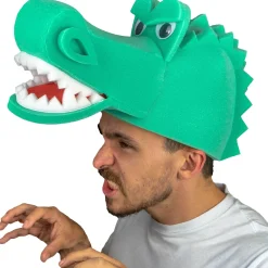 Party City Hats-Crocodile Foam Party Hat For Adults
