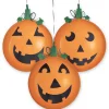 Party City Balloons|3Ct, 24In, Halloween Jack-O'-Lantern Latex Balloon Kit