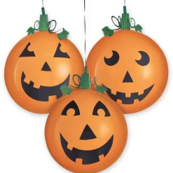 Party City Balloons|3Ct, 24In, Halloween Jack-O'-Lantern Latex Balloon Kit