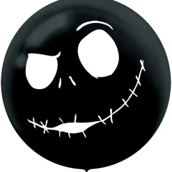 Party City The Nightmare Before Christmas|2Ct, 24In, Jack Skellington Latex Balloons The Nightmare Before Christmas