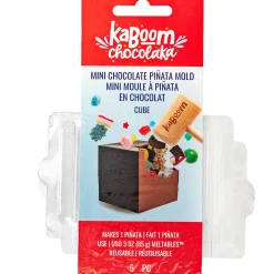 Party City Baking Supplies-Cube-Shaped Chocolate Pi Ata Mold, 4.3In - Kaboom Chocolaka