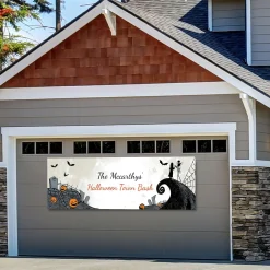 Party City Decorations|Custom Nightmare Before Christmas Horizontal Banner