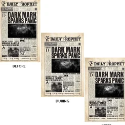 Party City Harry Potter Hogwarts|Daily Prophet Lenticular Plastic Cutout, 12In X 18In - Harry Potter