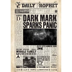 Party City Window & Wall Décor|Daily Prophet Lenticular Plastic Cutout, 12In X 18In - Harry Potter